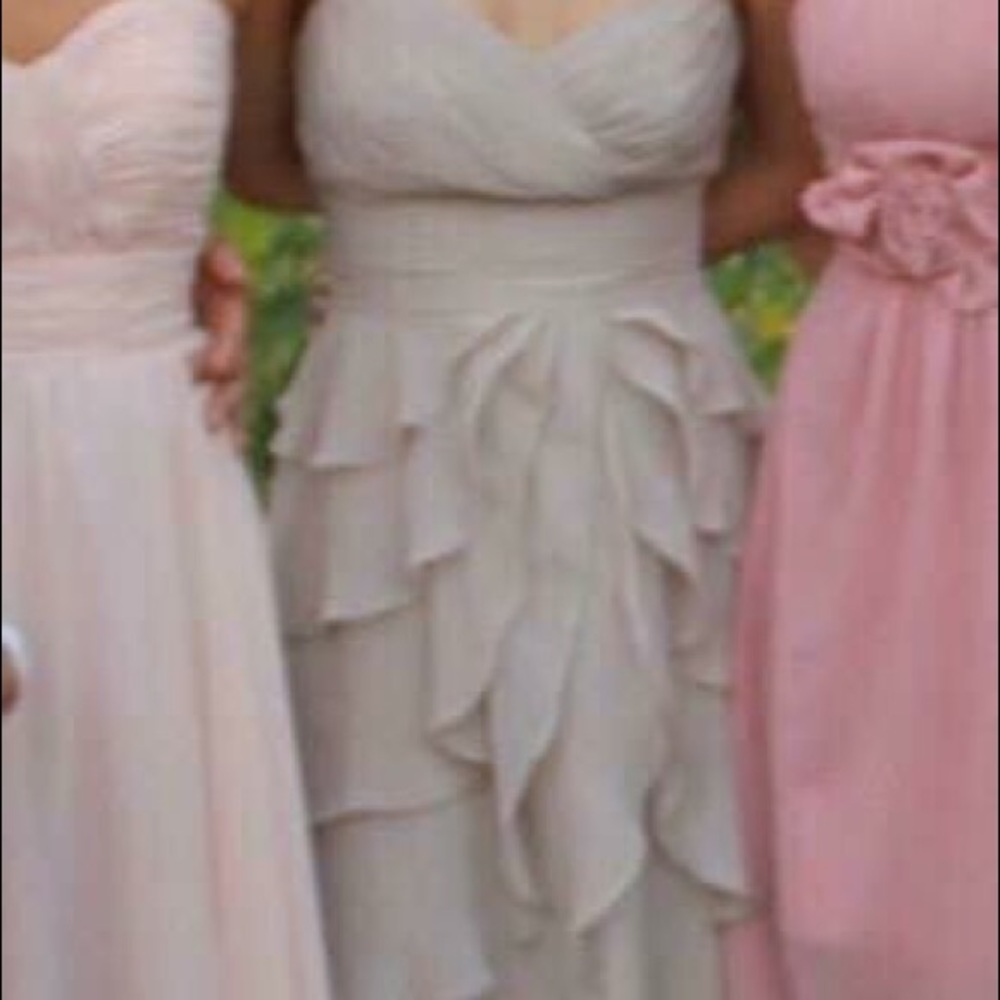 Bridesmaid dress.